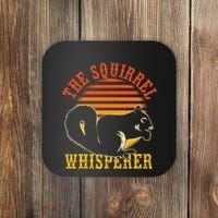 Rodent Animal Lover Gift Squirrel Whisperer Squirrel Coaster thumb 0