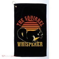 Rodent Animal Lover Gift Squirrel Whisperer Squirrel Golf Towel thumb 0