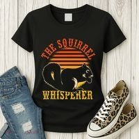 Rodent Animal Lover Gift Squirrel Whisperer Squirrel Women's T-Shirt thumb 3