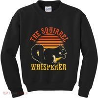 Rodent Animal Lover Gift Squirrel Whisperer Squirrel Kids Sweatshirt thumb 0