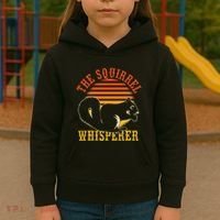 Rodent Animal Lover Gift Squirrel Whisperer Squirrel Kids Hoodie thumb 3
