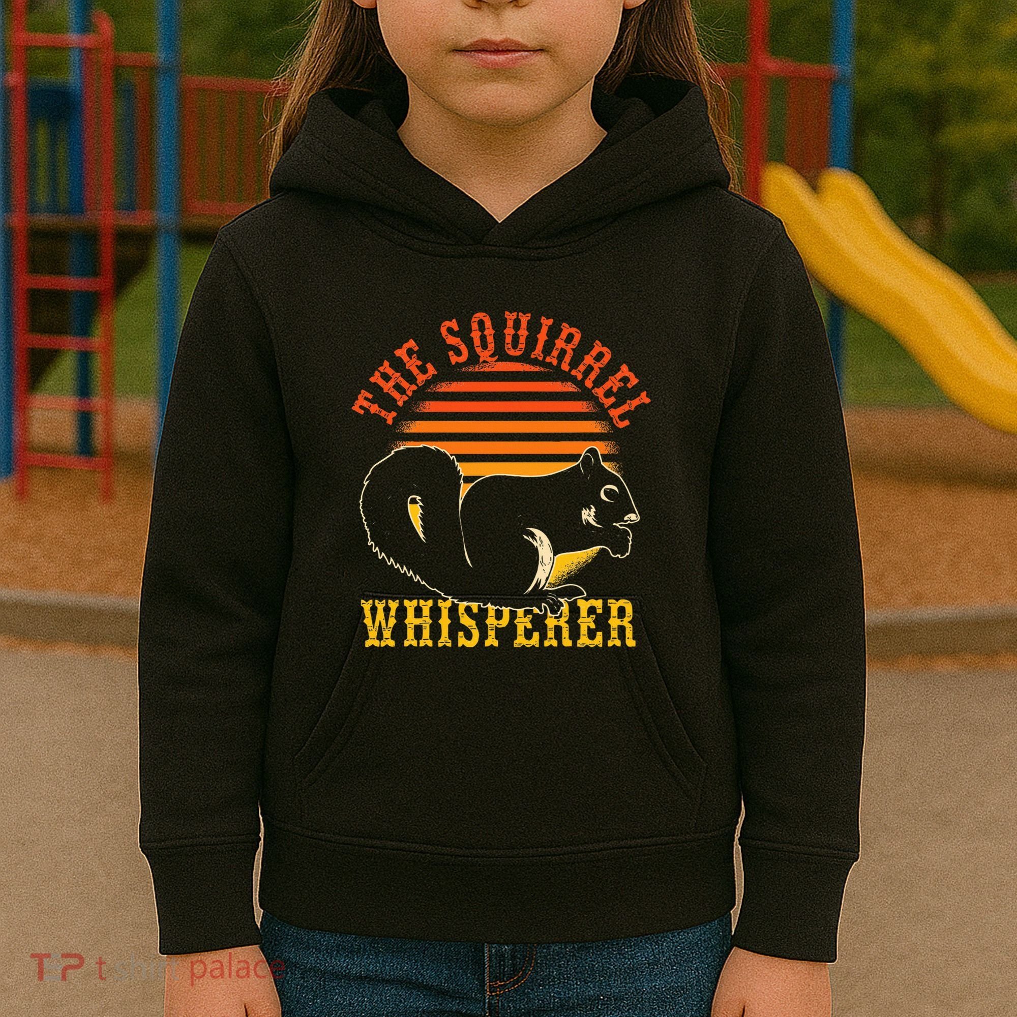 Rodent Animal Lover Gift Squirrel Whisperer Squirrel Kids Hoodie