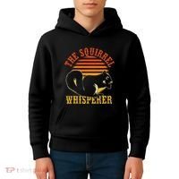Rodent Animal Lover Gift Squirrel Whisperer Squirrel Kids Hoodie thumb 4