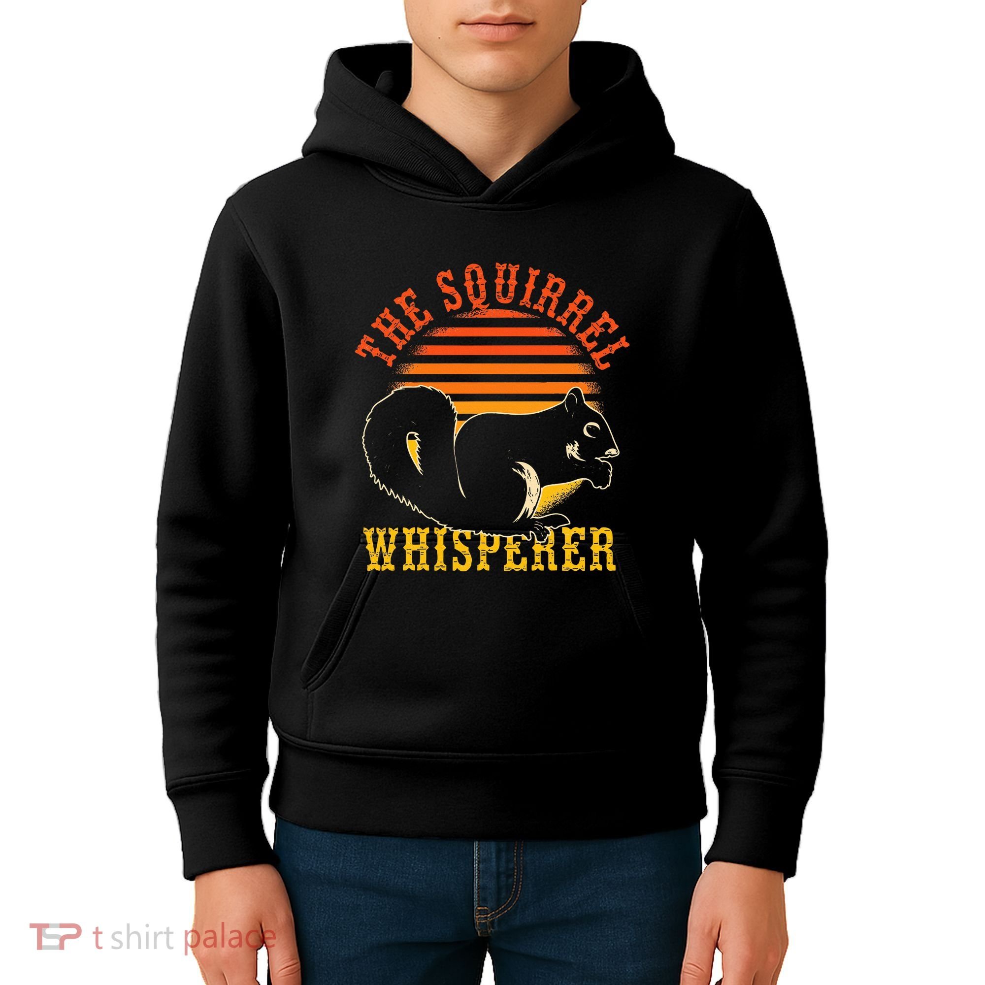 Rodent Animal Lover Gift Squirrel Whisperer Squirrel Kids Hoodie