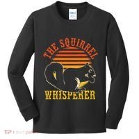 Rodent Animal Lover Gift Squirrel Whisperer Squirrel Kids Long Sleeve Shirt thumb 0