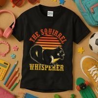 Rodent Animal Lover Gift Squirrel Whisperer Squirrel Kids T-Shirt thumb 3