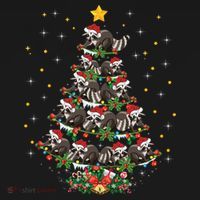 Raccoon Animal Lover Xmas Gift Raccoon Christmas Tree Gift Ornament thumb 1