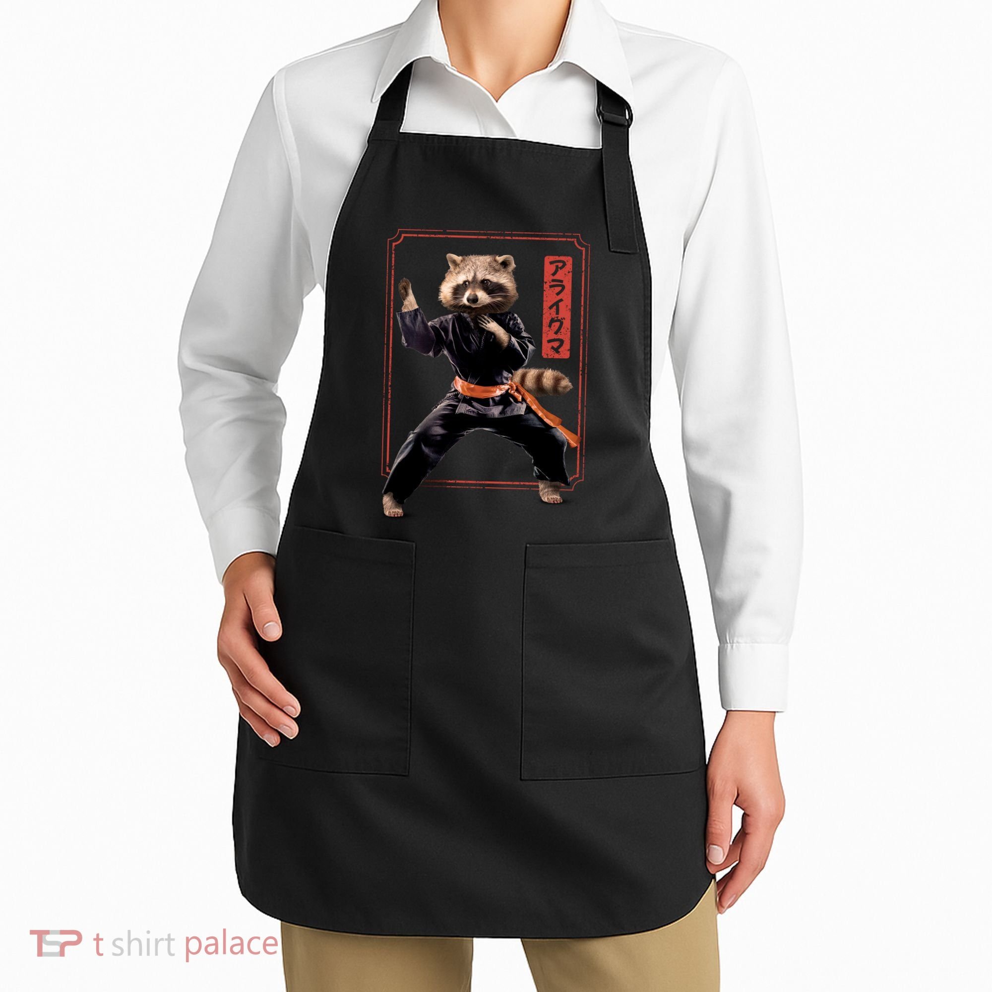 Raccoon Animal Martial Arts Apron