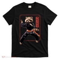 Raccoon Animal Martial Arts T-Shirt thumb 0
