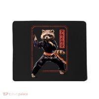 Raccoon Animal Martial Arts Mousepad thumb 0