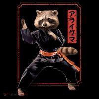 Raccoon Animal Martial Arts Ornament thumb 1