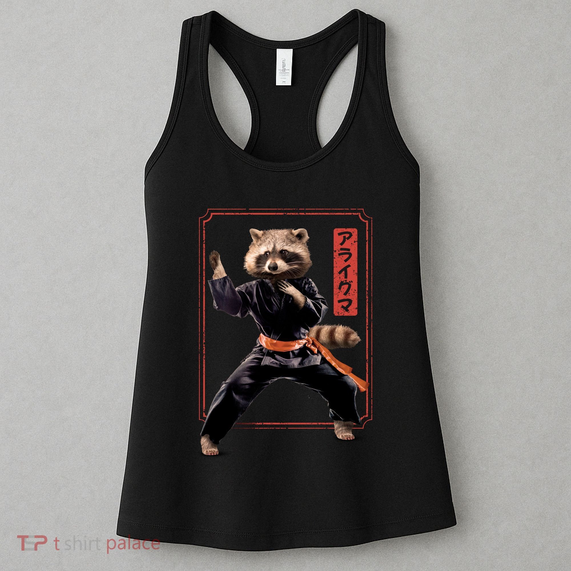 Raccoon Animal Martial Arts Women's Tank Top