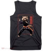 Raccoon Animal Martial Arts Tank Top thumb 0