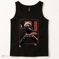 Raccoon Animal Martial Arts Tank Top thumb 2