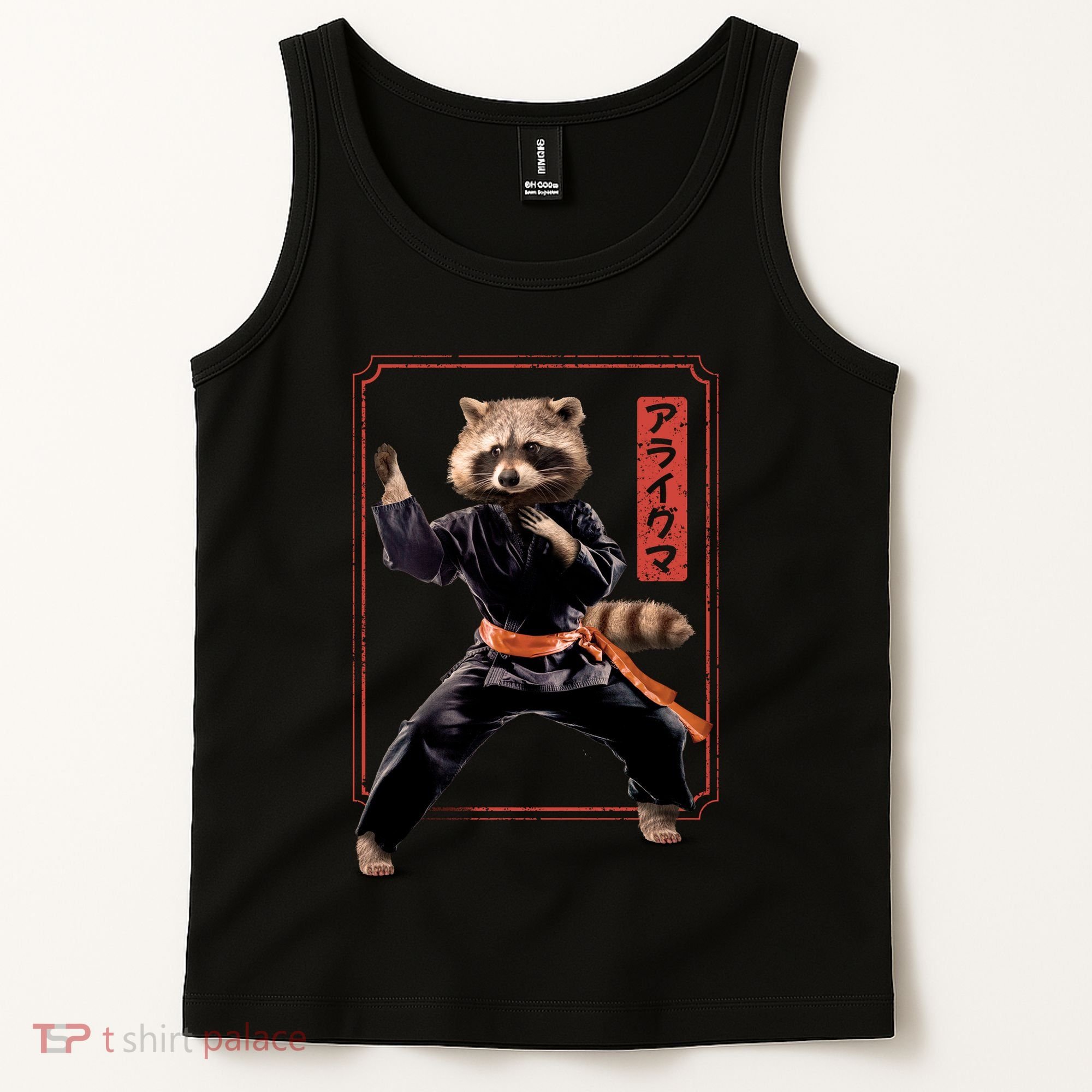 Raccoon Animal Martial Arts Tank Top