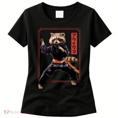 Raccoon Animal Martial Arts Women's T-Shirt