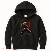 Raccoon Animal Martial Arts Kids Hoodie thumb 0
