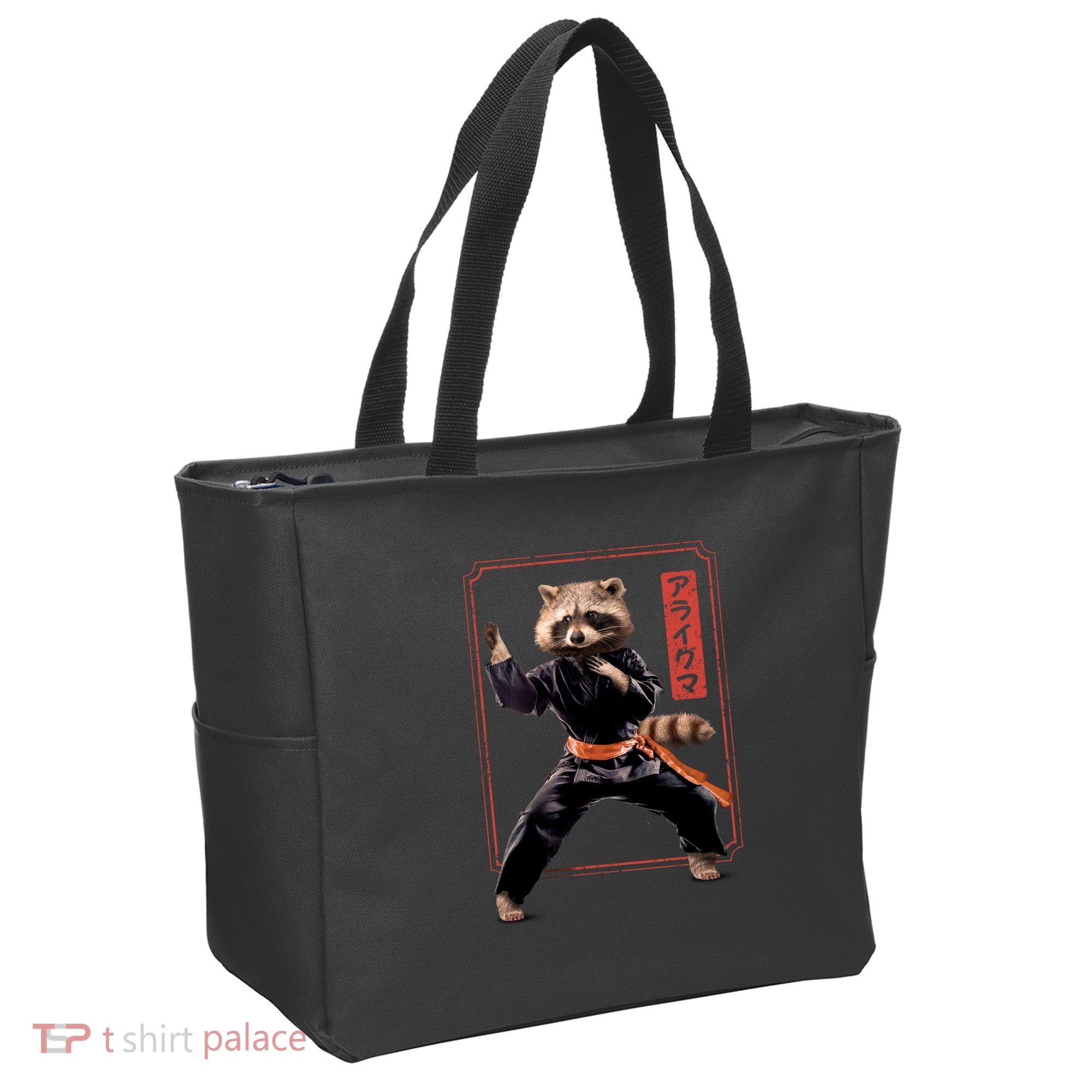 Raccoon Animal Martial Arts Tote Bag