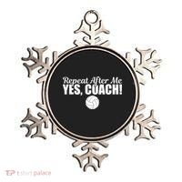 Repeat After Me Yes Coach Funny Sports Volleyball Ornament thumb 0