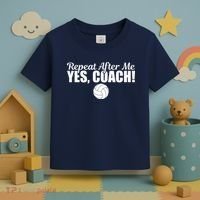 Repeat After Me Yes Coach Funny Sports Volleyball Toddler T-Shirt thumb 3