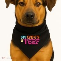 Rebel Ada My WifeS A Terf USA-Made Doggie Bandana thumb 1