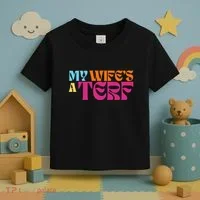 Rebel Ada My WifeS A Terf Toddler T-Shirt thumb 3
