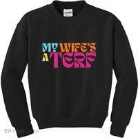 Rebel Ada My WifeS A Terf Kids Sweatshirt thumb 0