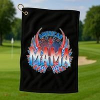 Rocker American Mama Golf Towel thumb 1