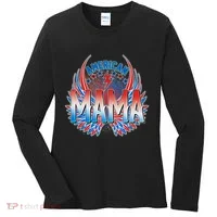 Rocker American Mama Women's Long Sleeve Shirt thumb 0