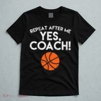 Repeat After Me Yes Coach Basketball Funny Sports T-Shirt thumb 5