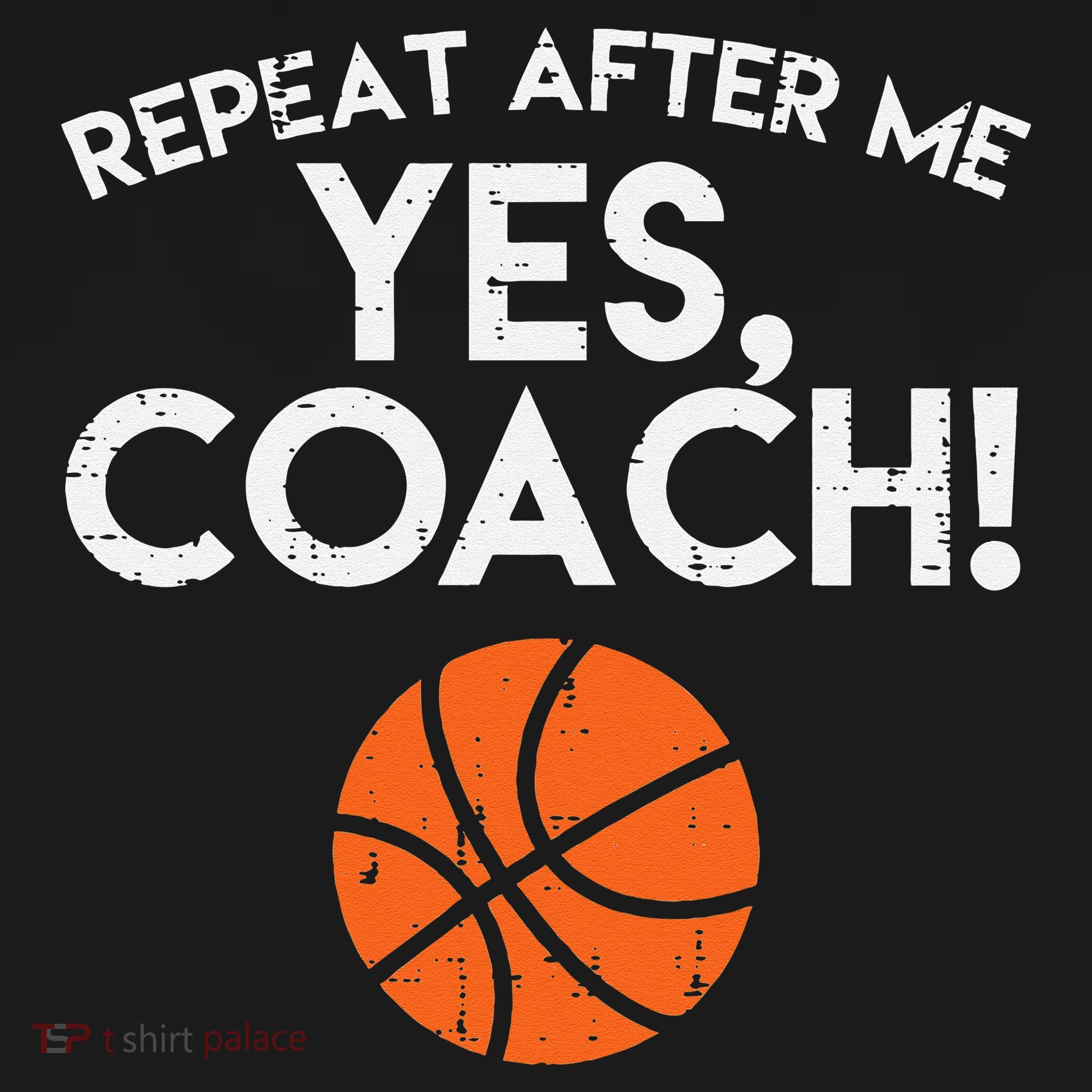 Repeat After Me Yes Coach Basketball Funny Sports Women's Hoodie