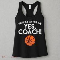 Repeat After Me Yes Coach Basketball Funny Sports Women's Tank Top thumb 3