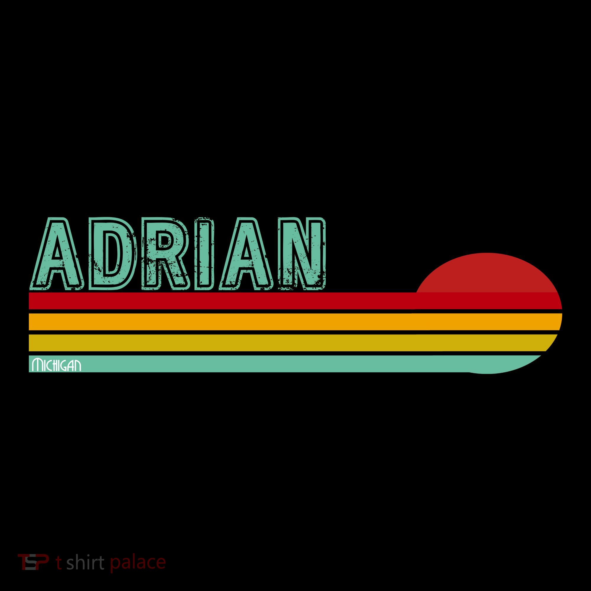 Retro Adrian Michigan Coaster