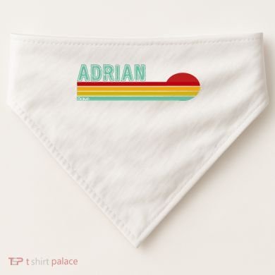 Retro Adrian Michigan USA-Made Doggie Bandana