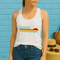Retro Adrian Michigan Women's Tank Top thumb 2