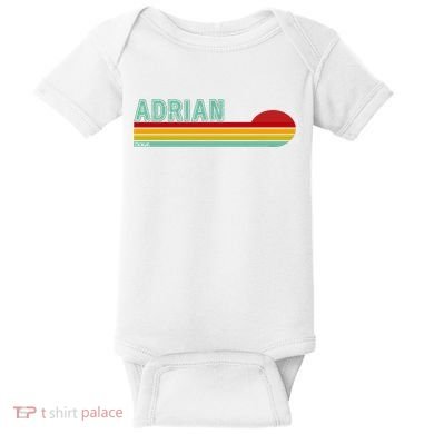 Retro Adrian Michigan Baby Bodysuit