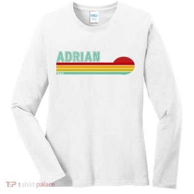 Retro Adrian Michigan Women's Long Sleeve Shirt