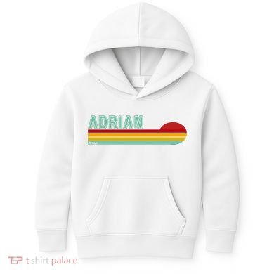 Retro Adrian Michigan Kids Hoodie