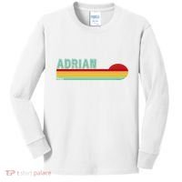 Retro Adrian Michigan Kids Long Sleeve Shirt thumb 0