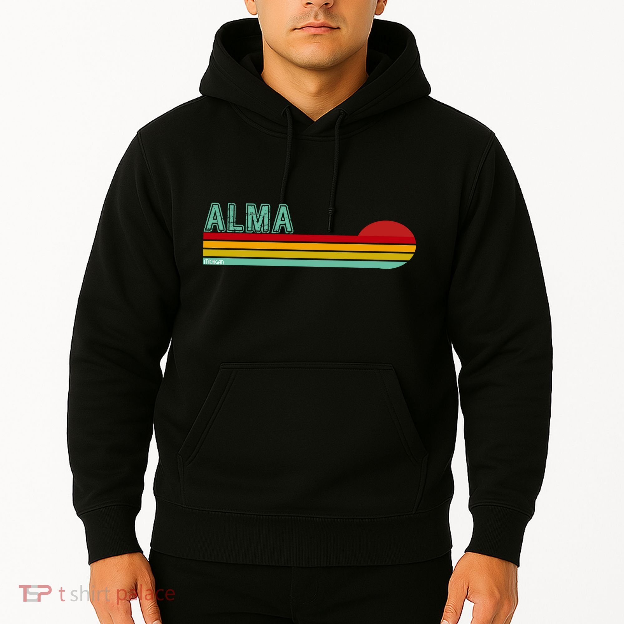 Retro Alma Michigan Hoodie