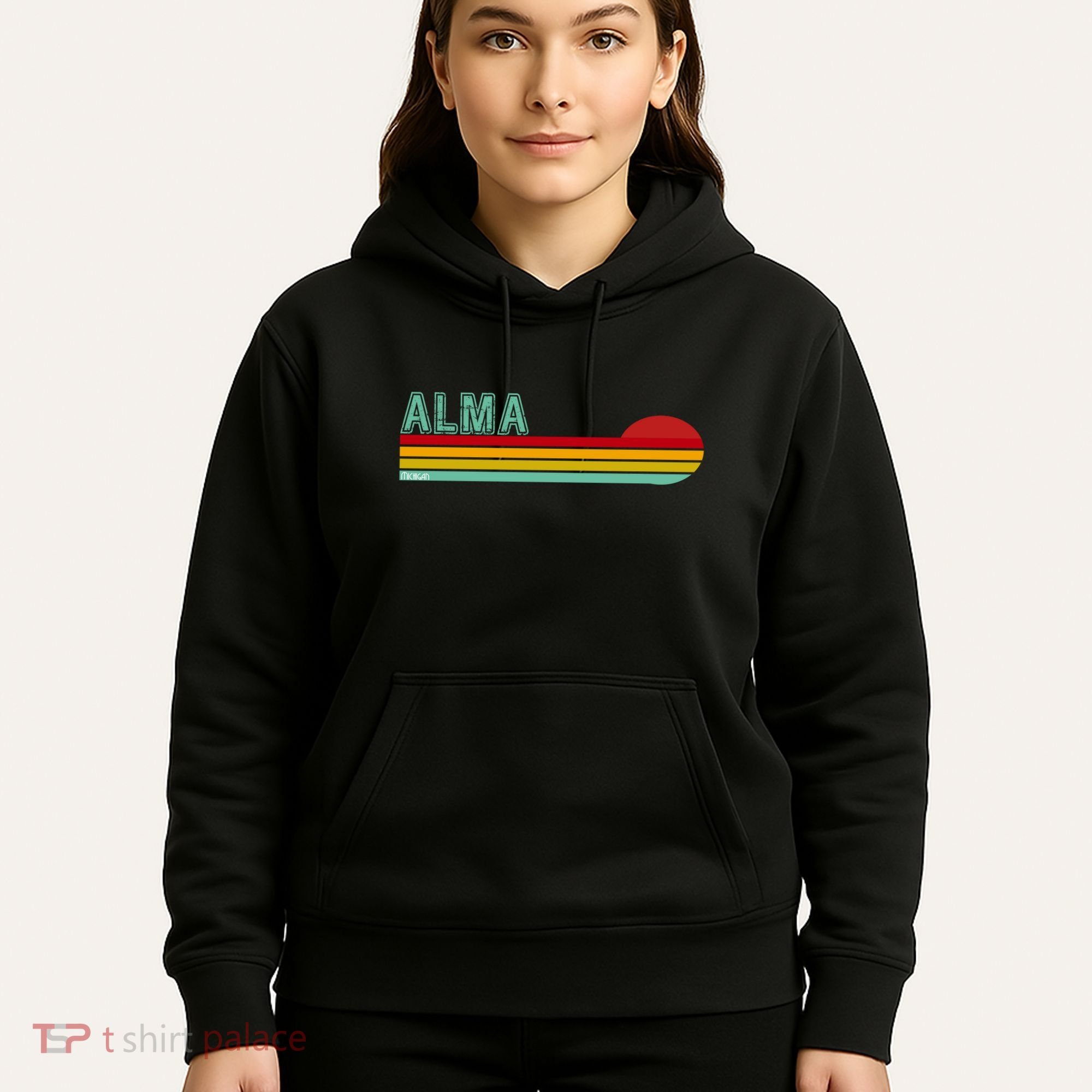 Retro Alma Michigan Hoodie