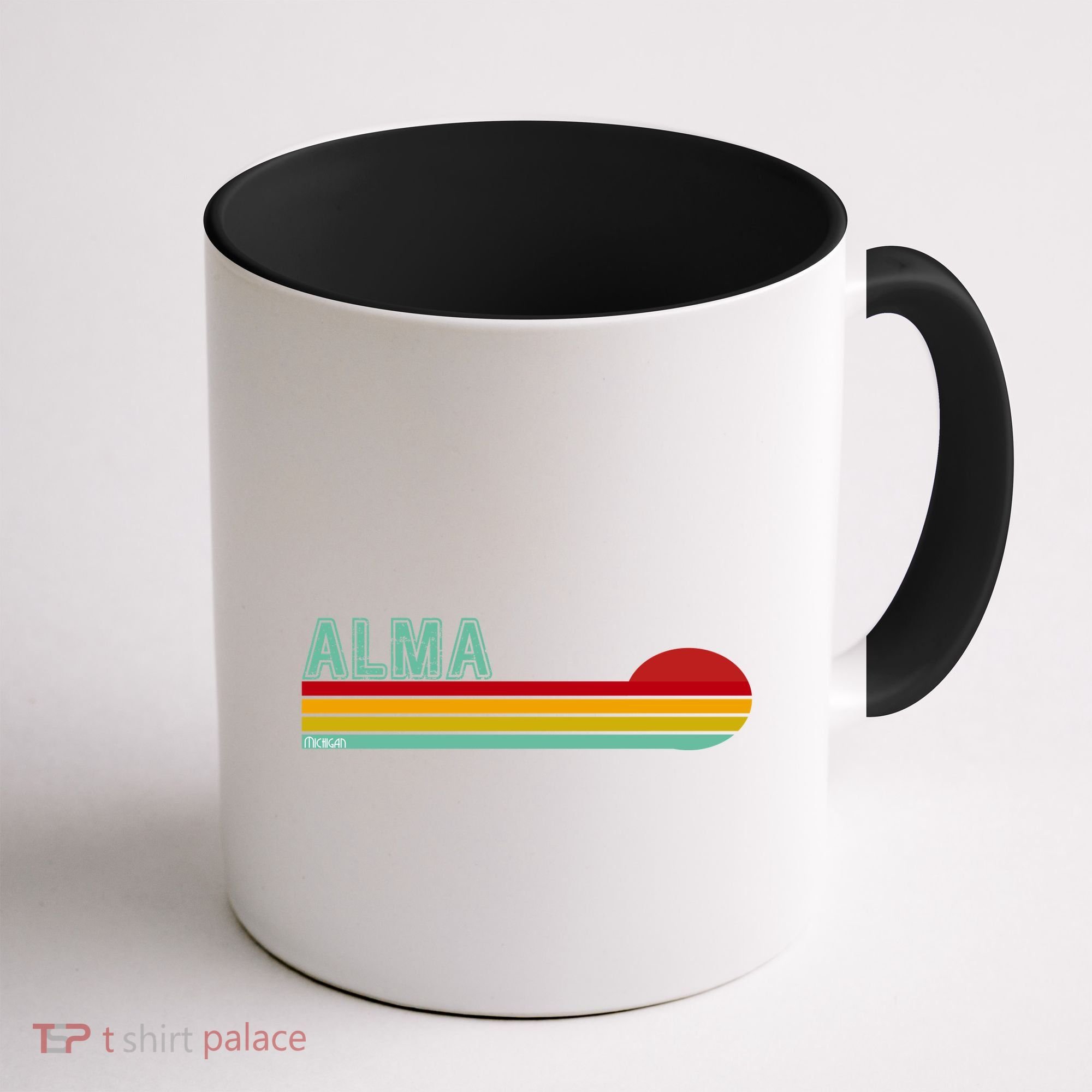 Retro Alma Michigan Coffee Mug
