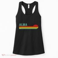 Retro Alma Michigan Women's Tank Top thumb 0