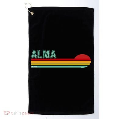 Retro Alma Michigan Golf Towel