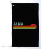 Retro Alma Michigan Golf Towel thumb 0