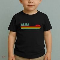 Retro Alma Michigan Toddler T-Shirt thumb 2
