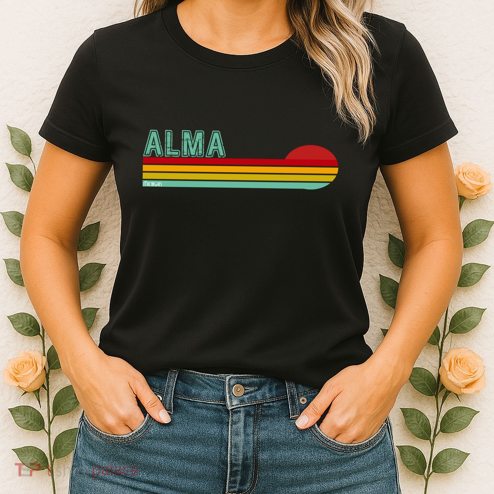 Retro Alma Michigan Women's T-Shirt