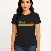 Retro Alma Michigan Women's T-Shirt thumb 4