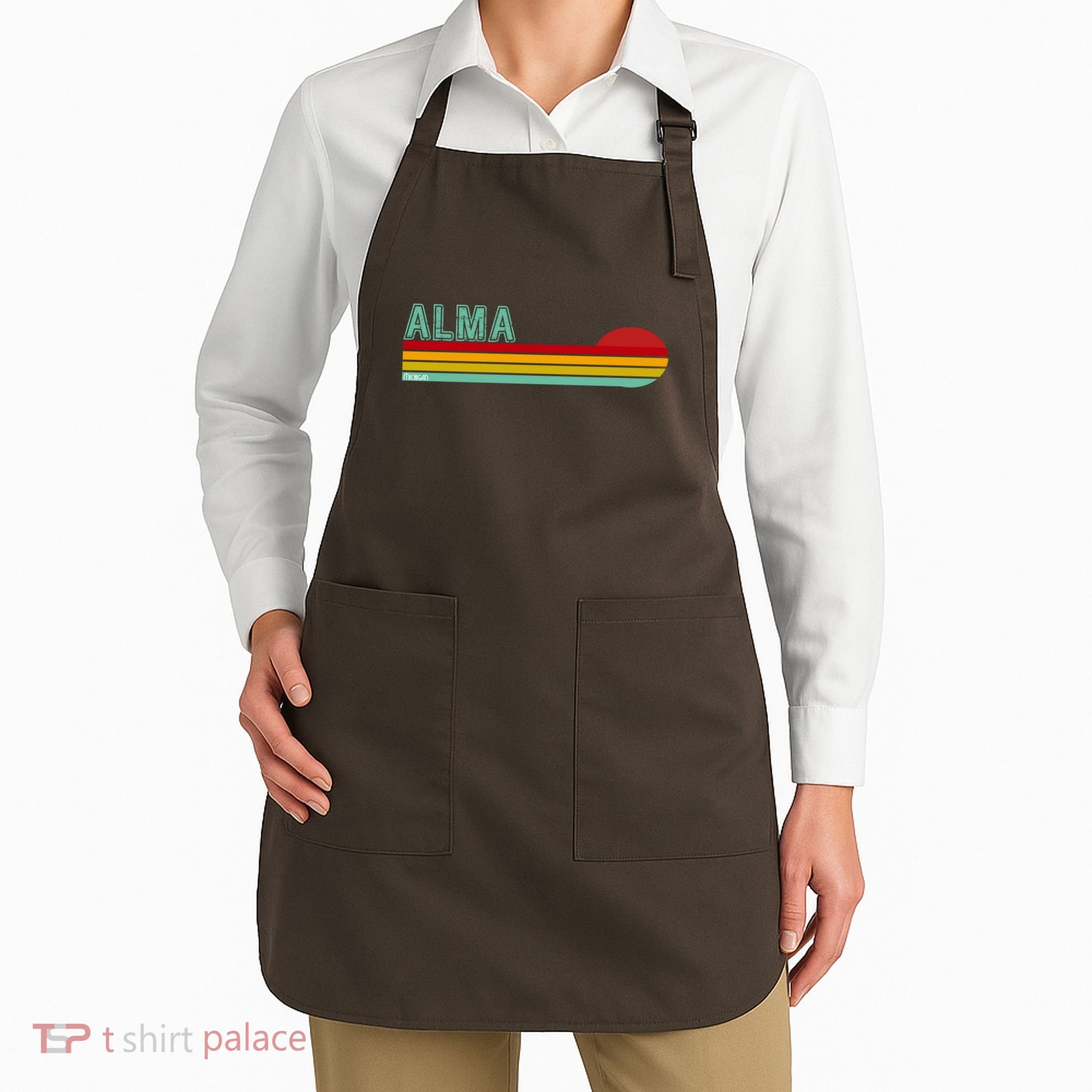 Retro Alma Michigan Apron