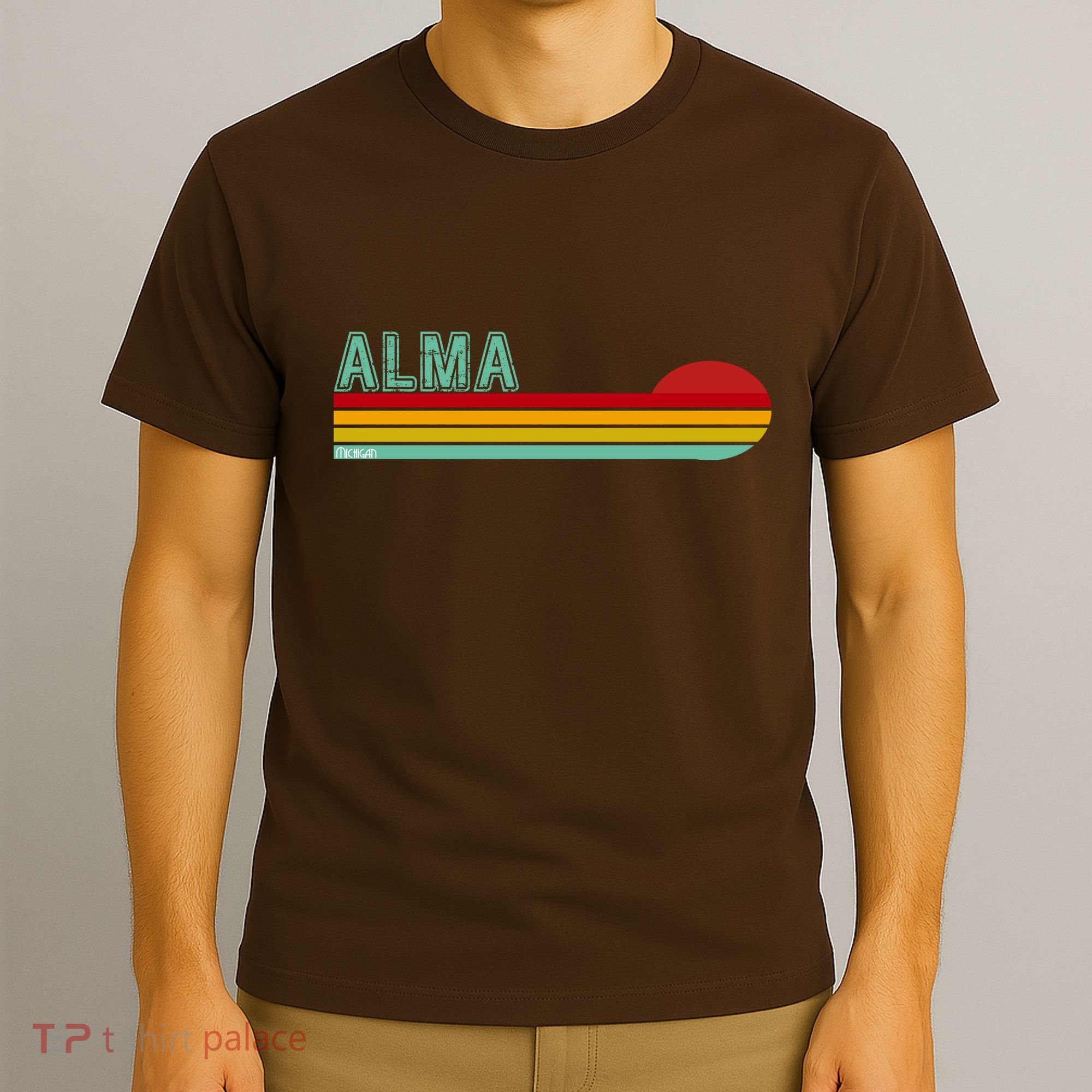 Retro Alma Michigan T-Shirt